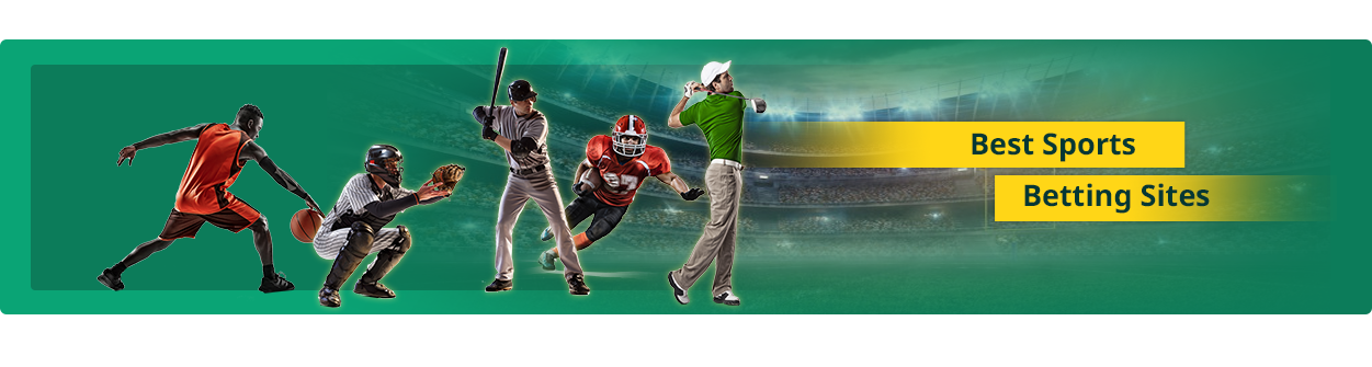 Image of several athletes – basketball, football, golf and baseball players.
